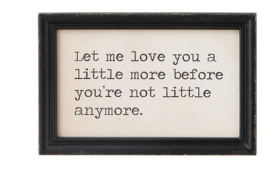 Small Wood Quote Sign - Madison's Niche
