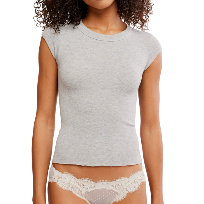 So Soft Seamless Baby Tee in Grey