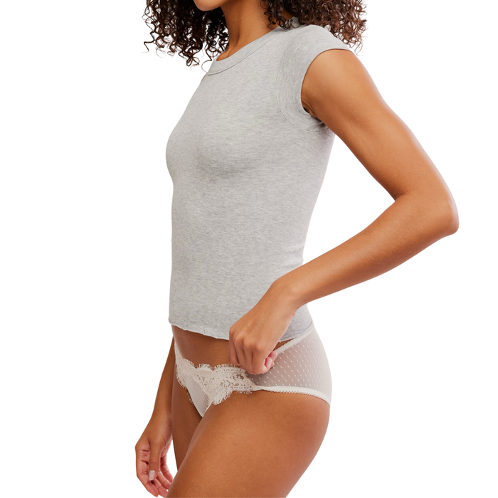 So Soft Seamless Baby Tee in Grey