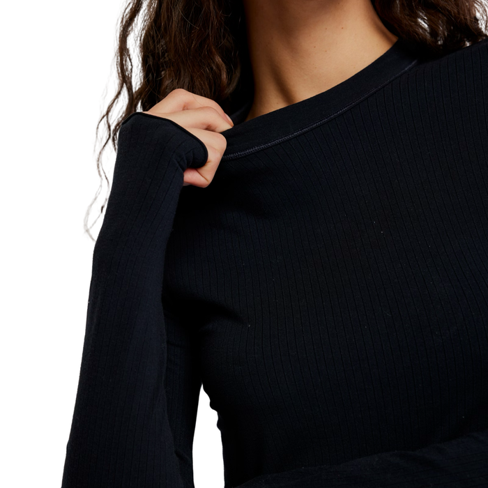 So Soft Seamless Long Sleeve in Black
