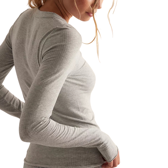 So Soft Seamless Long Sleeve in Grey