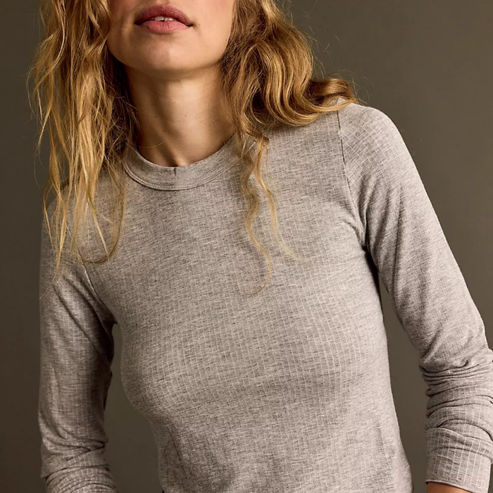 So Soft Seamless Long Sleeve in Grey