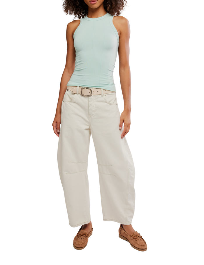 So Soft Seamless Modal Tank in Cameo Green - Madison's Niche