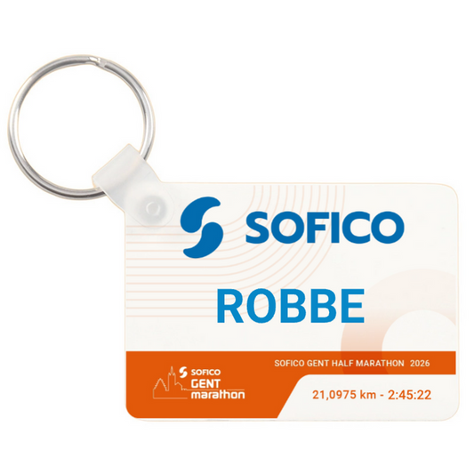 Sofico Gent Marathon - Keyring finisher half marathon
