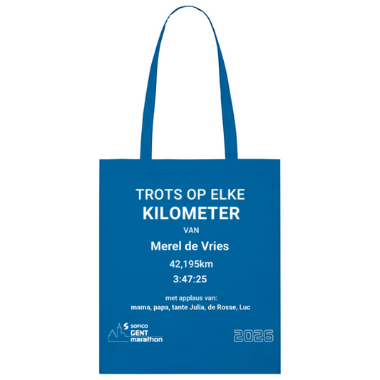 Sofico Gent Marathon - Totebag finisher 'Trots'