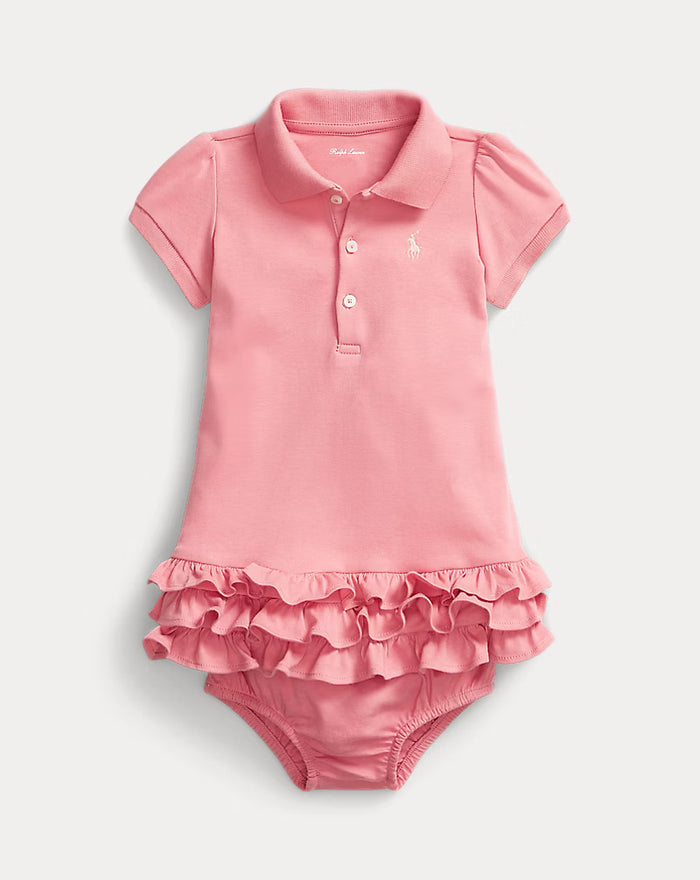 Soft Cotton Polo Dress & Bloomer - Madison's Niche