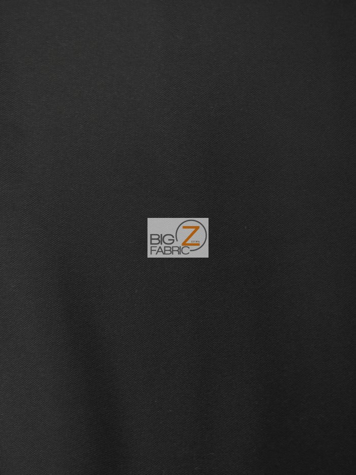 Solid Canvas Outdoor Anti-UV Waterproof Fabric / Black / Sold By The Yard