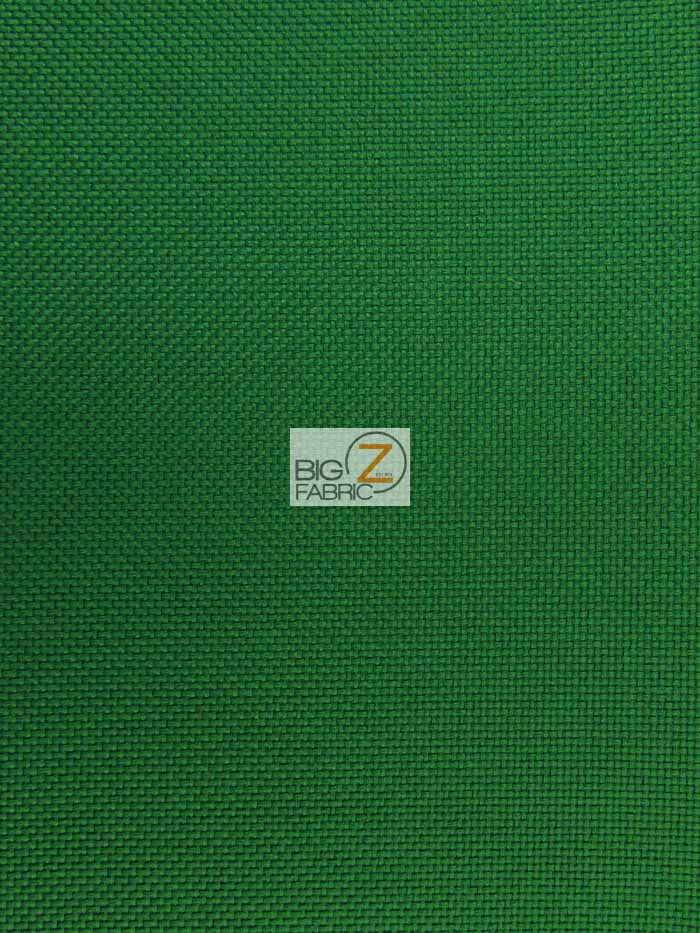 Solid Canvas Outdoor Waterproof PVC Backing Fabric / Hunter Green / Sold By The Yard Closeout!!!