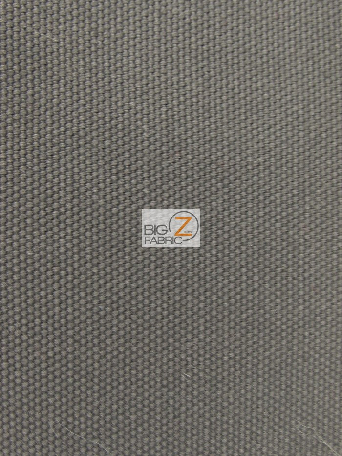 Solid Cotton Duck Canvas Fabric / Gray / Sold By The Yard