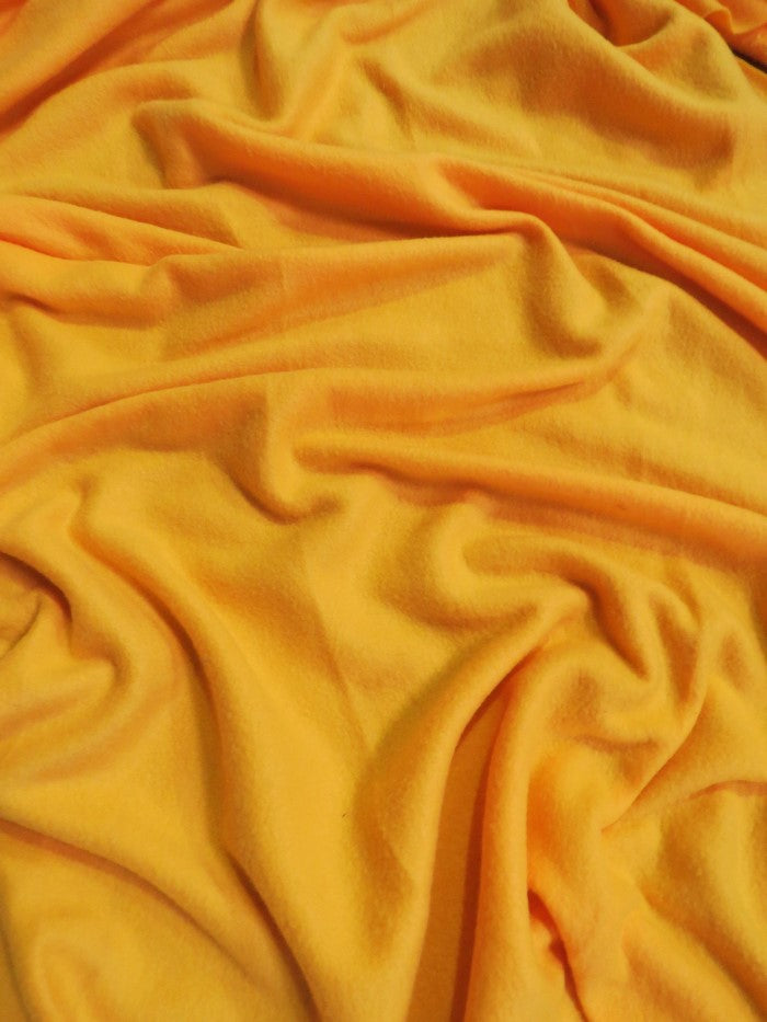 Solid Fleece Fabric / Golden Yellow