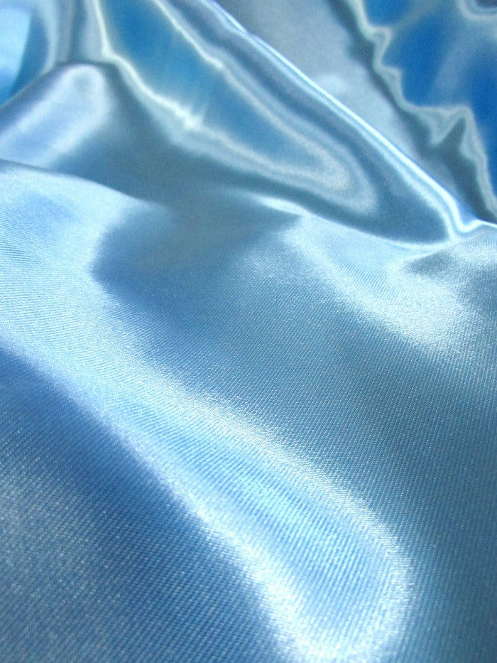 Solid Medium Weight Shiny Satin Fabric / Peach