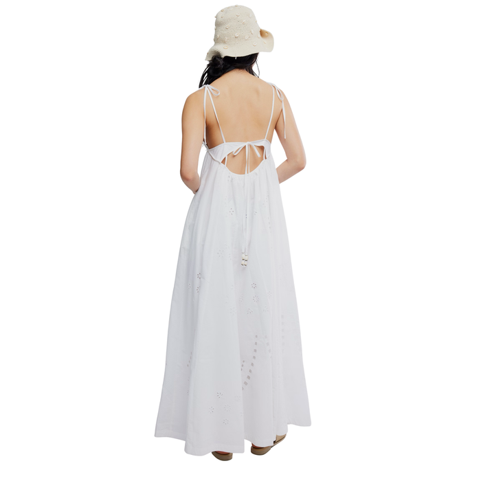 Sorrento Stroll Maxi in White - Madison's Niche