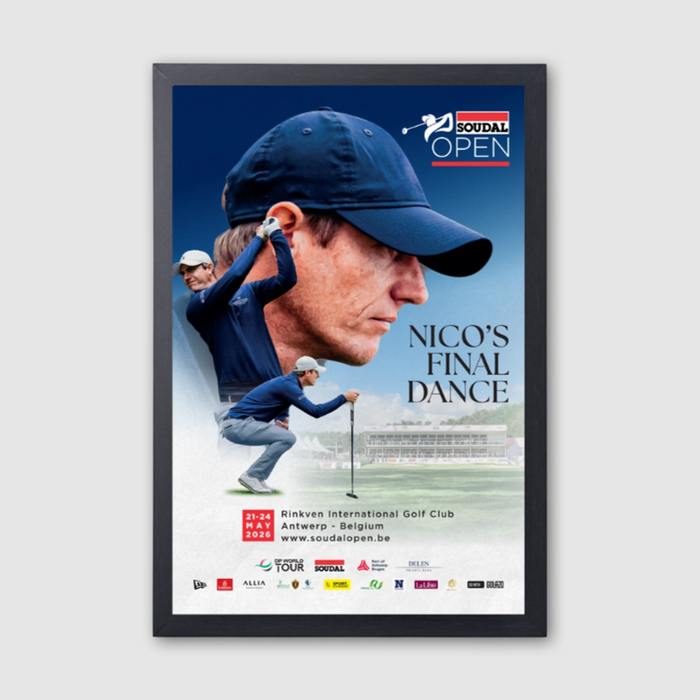 Soudal Open 2026 - Framed poster 30x45 cm
