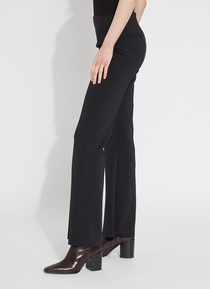 Spencer Hi Waist Neoprene in Black - Madison's Niche