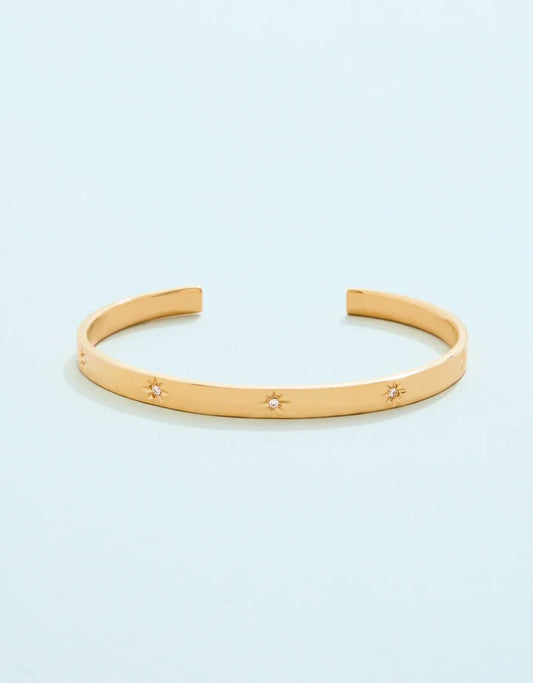 Starlight Cuff in Gold - Madison's Niche