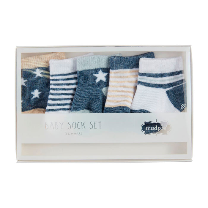 Stars & Stripes Baby Sock Set - Madison's Niche