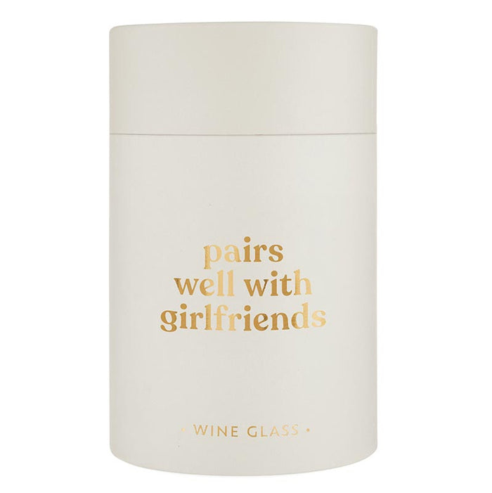 Stemless Glass - Pairs Well with Girlfriends - Madison's Niche