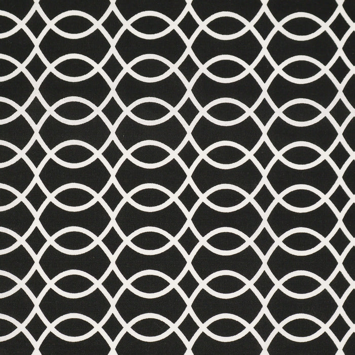 Stitch & Sparkle 100% Cotton, 44" Wide, DIY Project Quilt and Craft Fabric for Sewing, Cut by the Yard, Loopy Onyx