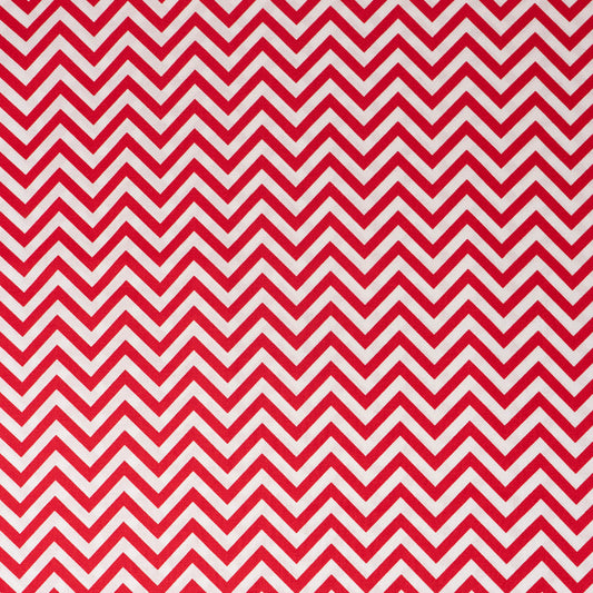 Stitch & Sparkle 100% Cotton, 44" Wide, DIY Project Quilt and Craft Fabric for Sewing, Cut by the Yard, Zigzag||color:Poppy