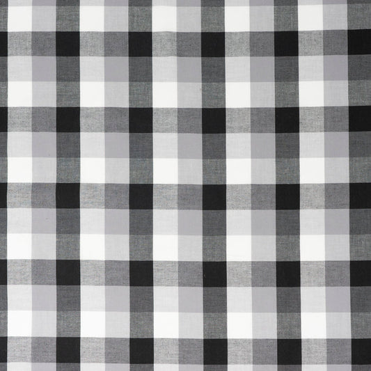 Stitch & Sparkle 100% Cotton, 44" Wide, DIY Project Quilt and Craft Fabric for Sewing, Cut by the Yard, 1" Gingham Onyx