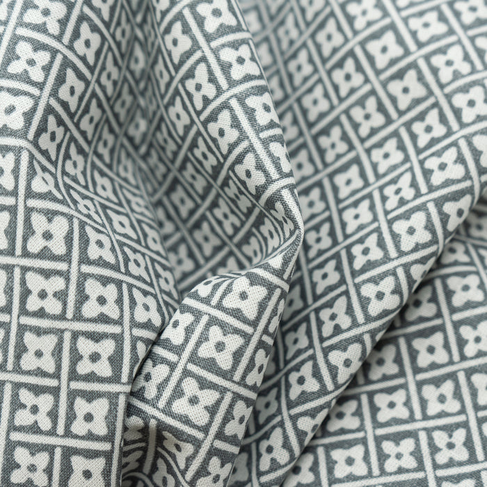 Stitch & Sparkle 100% Cotton, 44" Wide, DIY Project Quilt and Craft Fabric for Sewing, Cut by the Yard, Steel