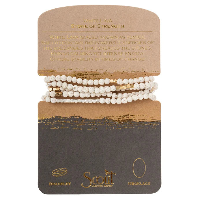 Stone Wrap White Lava - Madison's Niche