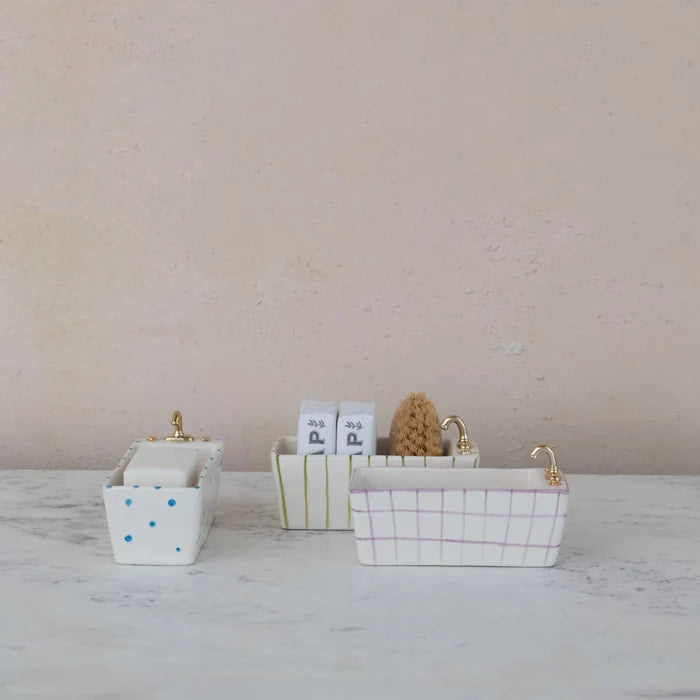 Stoneware Bathtub Soap Dish - Madison's Niche