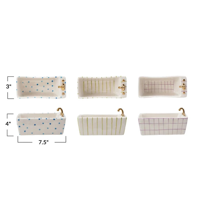 Stoneware Bathtub Soap Dish - Madison's Niche