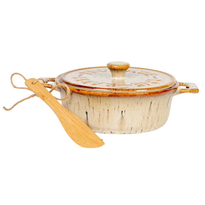 Stoneware Brie Baker - Madison's Niche