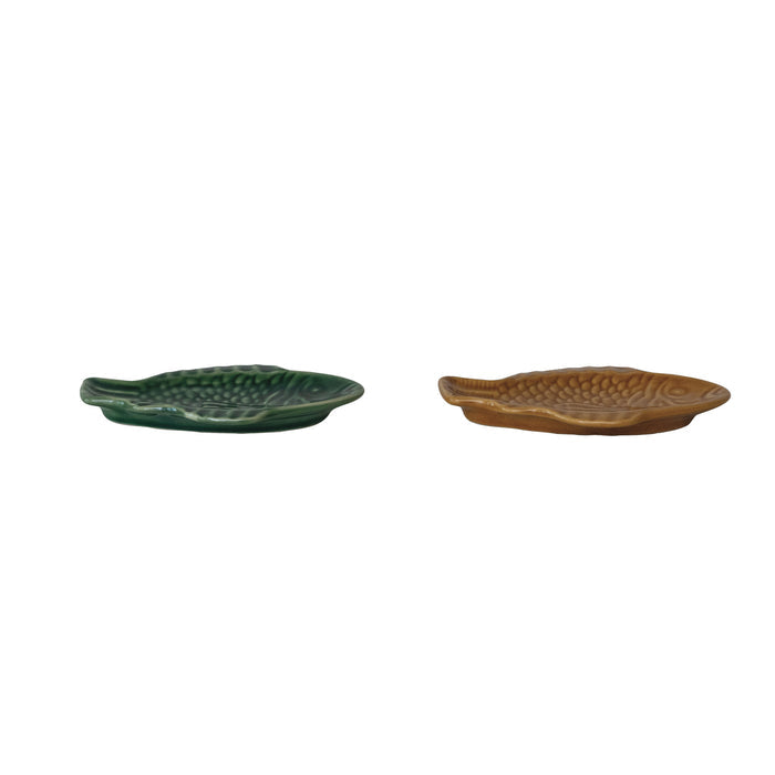 Stoneware Fish Dish - Madison's Niche