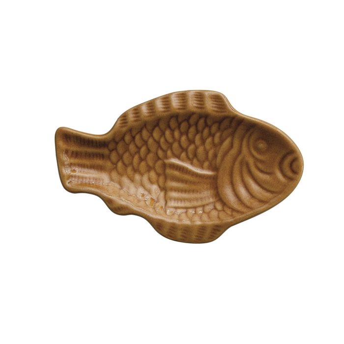 Stoneware Fish Dish - Madison's Niche