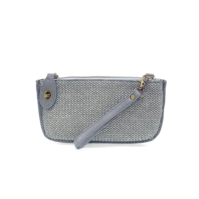 Straw Crossbody in Blue