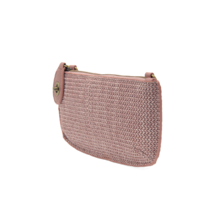 Straw Crossbody in Pink - Madison's Niche