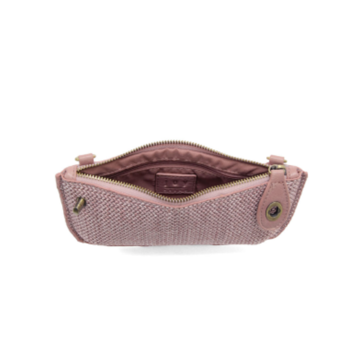 Straw Crossbody in Pink - Madison's Niche