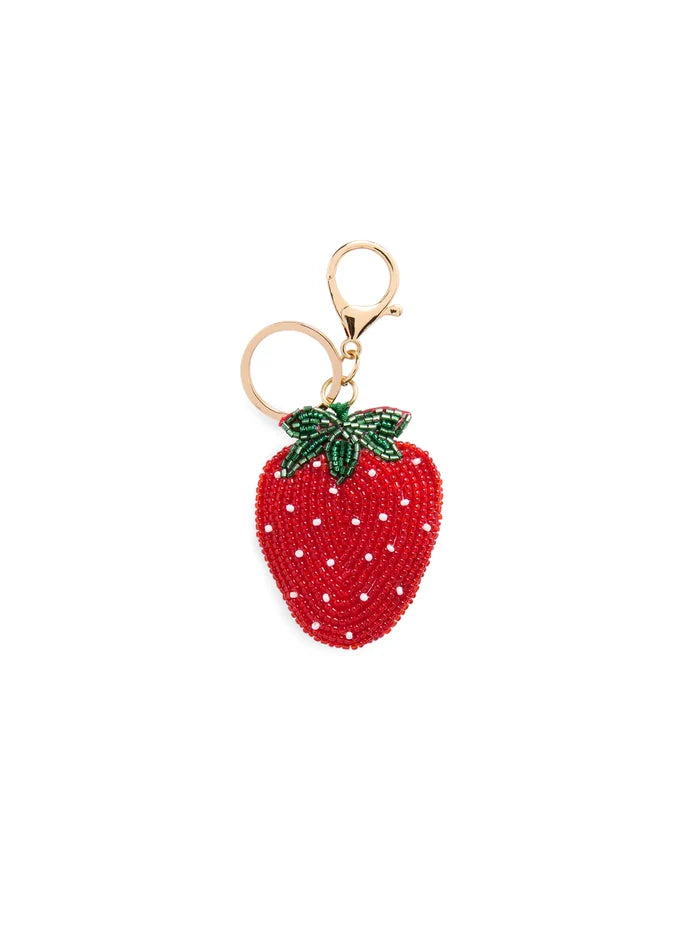 Strawberry Key Ring - Madison's Niche
