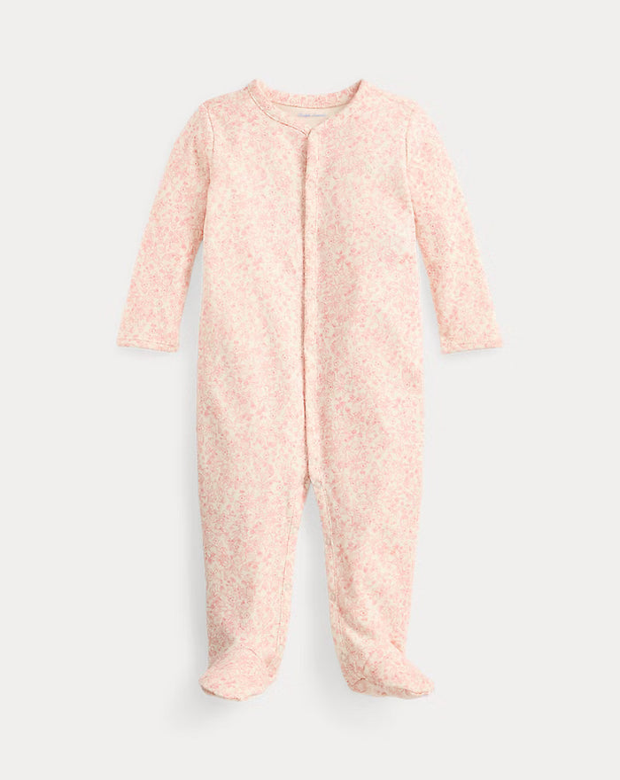 Strawberry Knit Floral Coverall - Madison's Niche