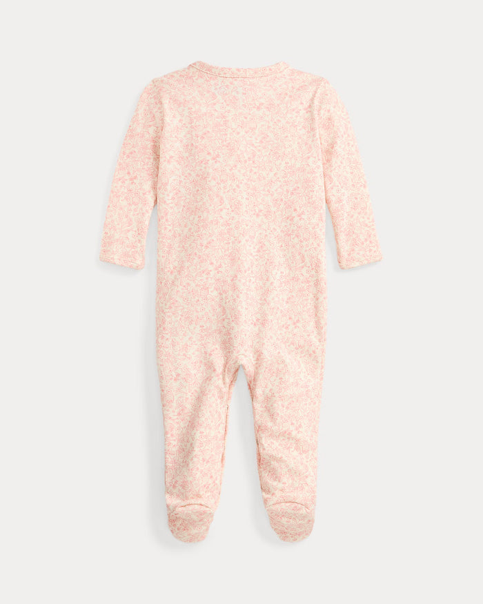 Strawberry Knit Floral Coverall - Madison's Niche