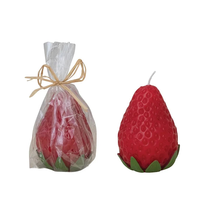 Strawberry Shaped Candle - Madison's Niche