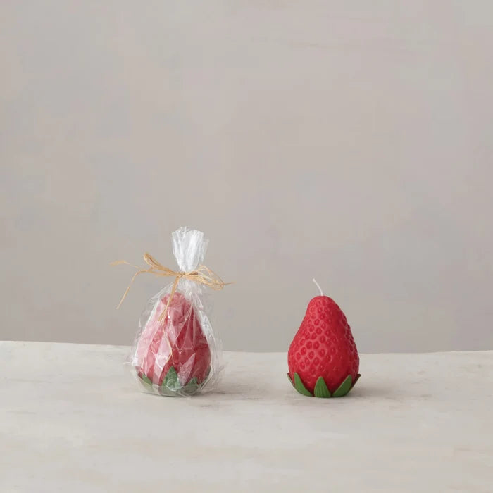 Strawberry Shaped Candle - Madison's Niche