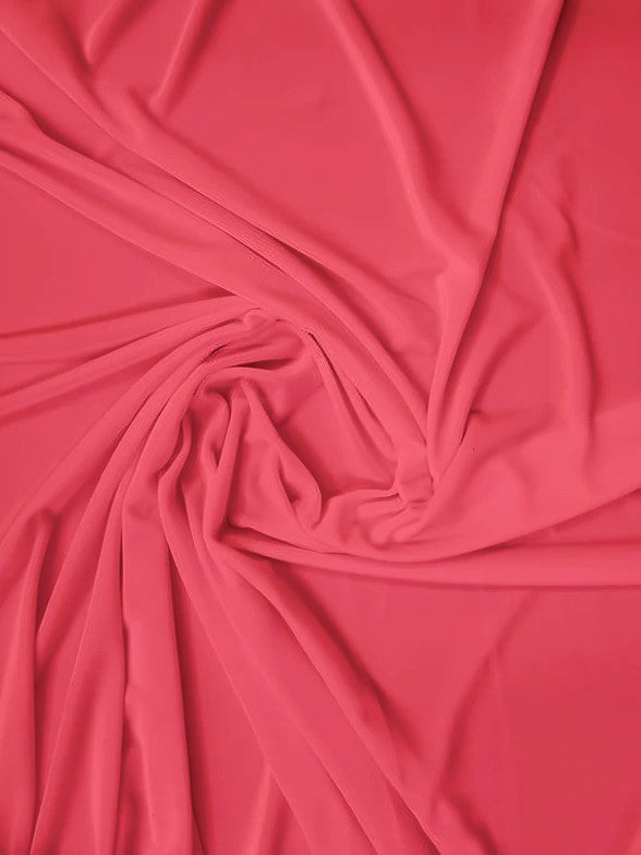 Stretch Velvet Velour Spandex 360 Grams Costume Fabric / Hot Pink / Sold By The Yard