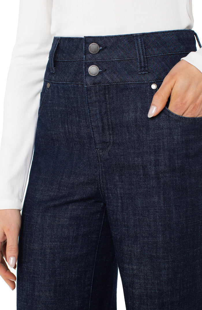 Stride High Rise Wide Leg in Indigo Rise - Madison's Niche