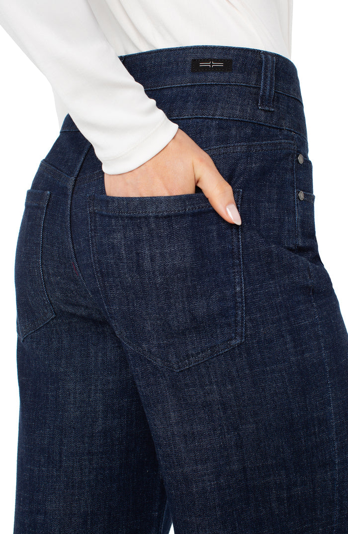 Stride High Rise Wide Leg in Indigo Rise - Madison's Niche