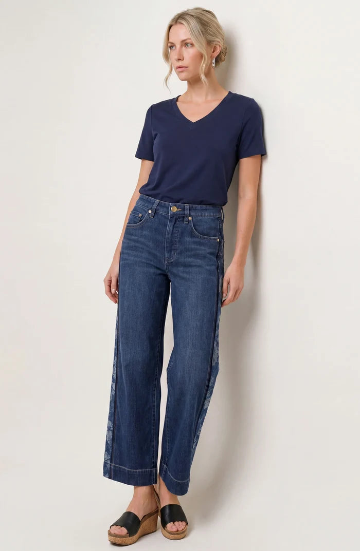 Stride Wide Leg with Jacquard