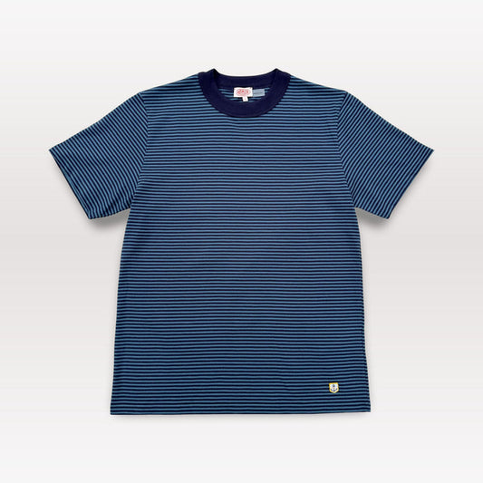 Striped Heritage T Shirt - Navire / Teal