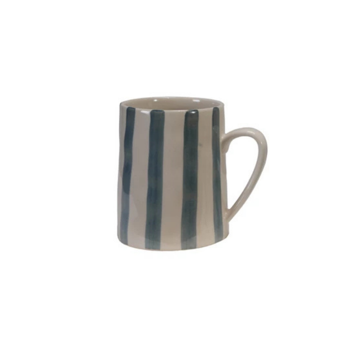 Striped Stoneware Mug - Madison's Niche