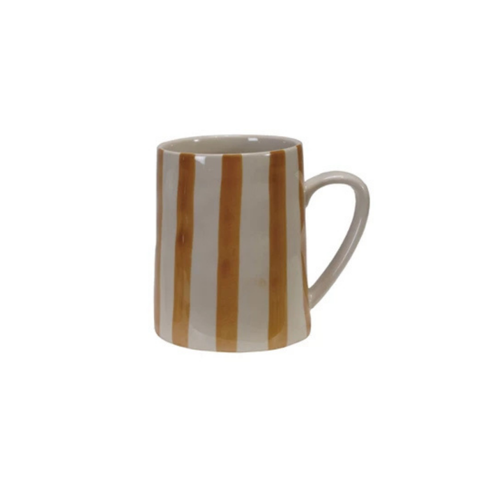 Striped Stoneware Mug - Madison's Niche