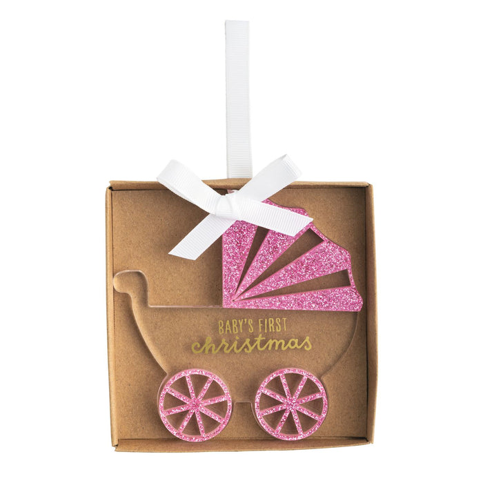 Stroller Baby's First Christmas Ornament