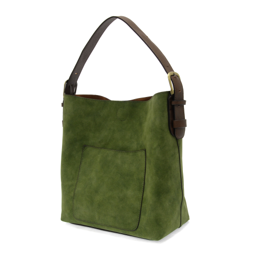 Suede Hobo in Emerald - Madison's Niche