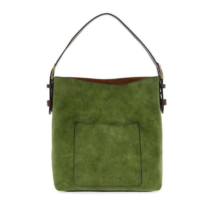 Suede Hobo in Emerald - Madison's Niche