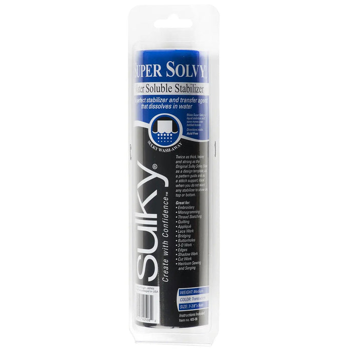 Super Solvy Water Soluble Stabilizer 8in x 9yds